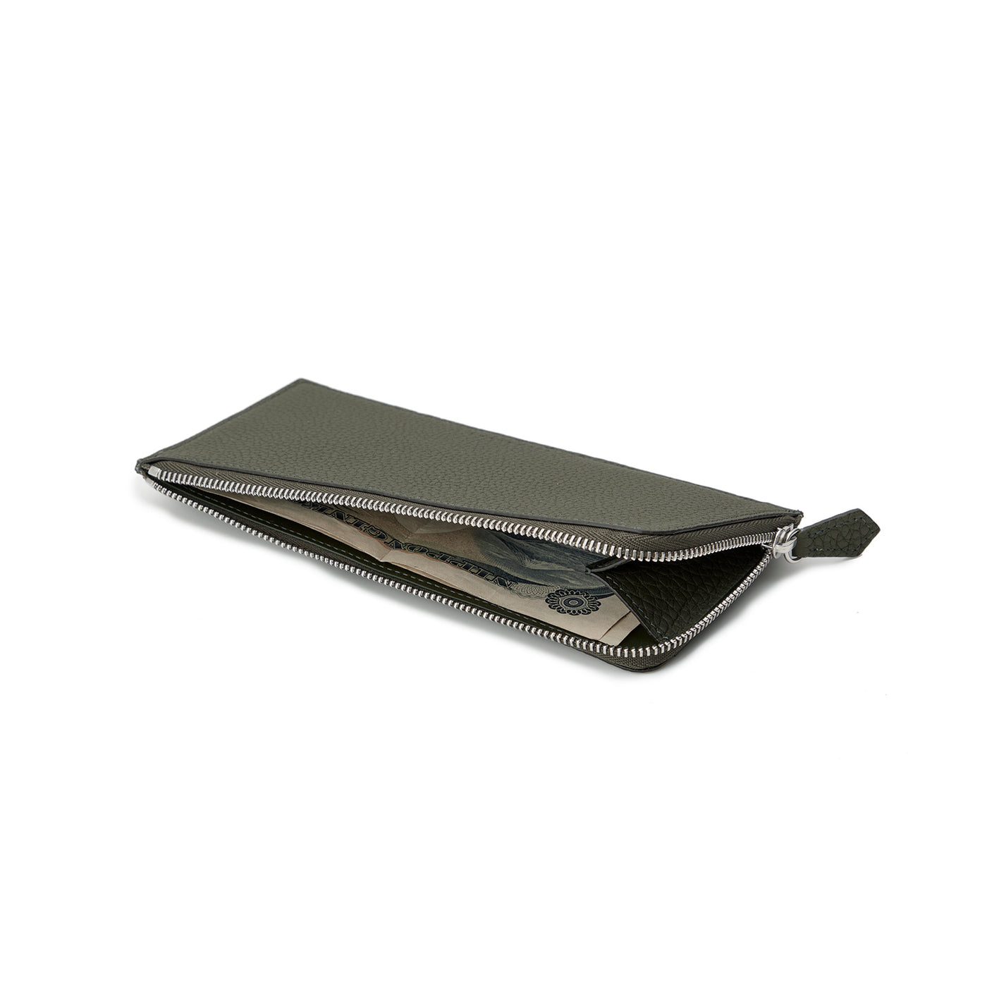 Long L-Zip Wallet Fjord full-grain calf leather – BONAVENTURA US