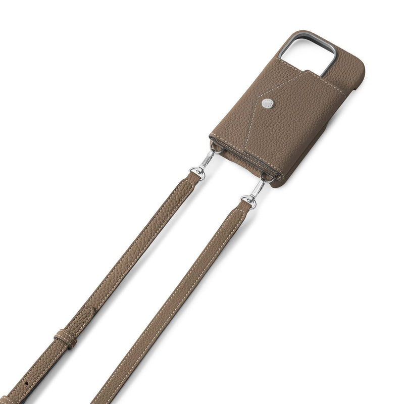 Adjustable Shoulder Strap with Silver hardware