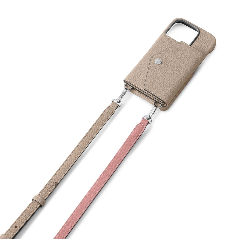 Adjustable Shoulder Strap with Silver hardware