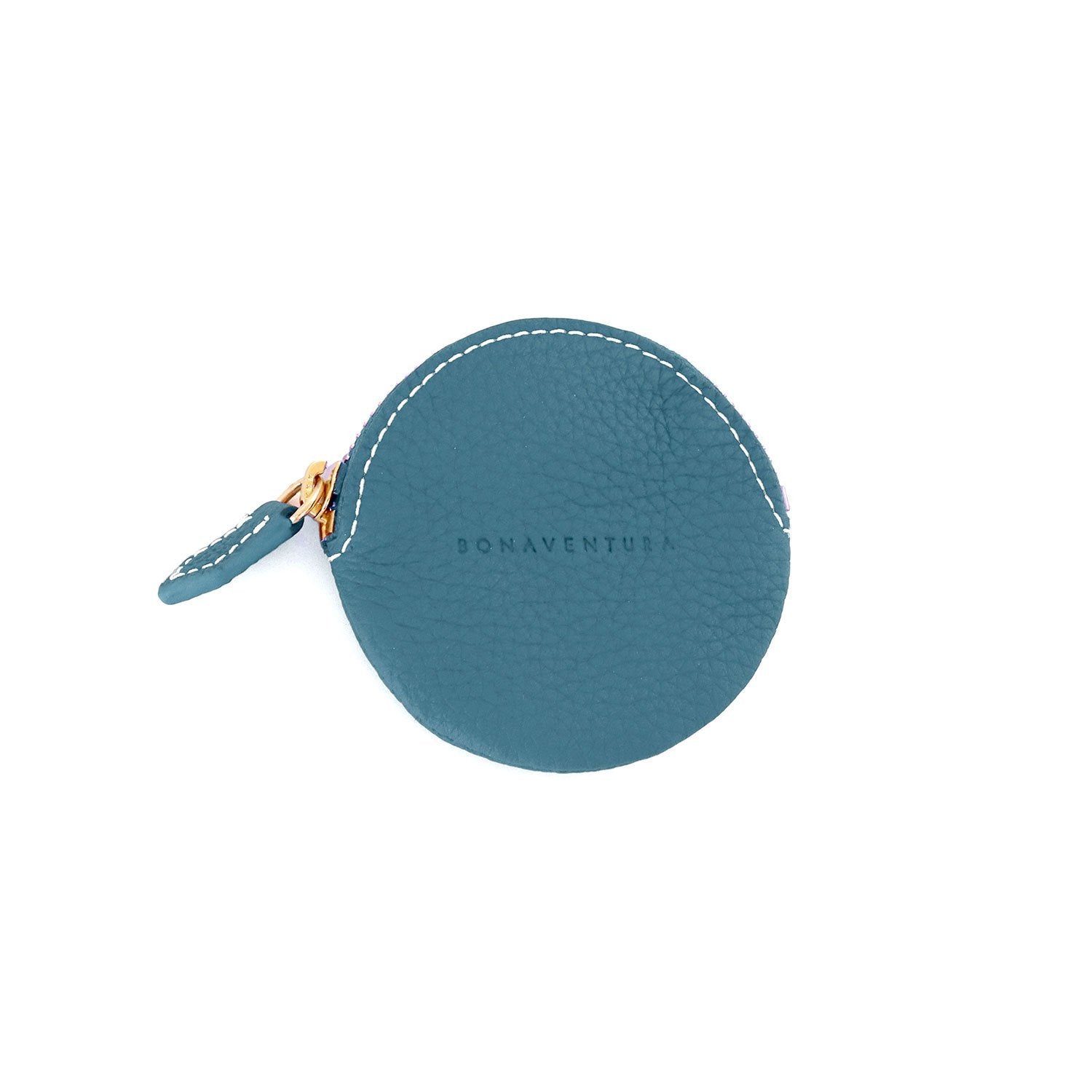 BONAVENTURA Round Coin Case [Coral Pink] BCCT3-CP At