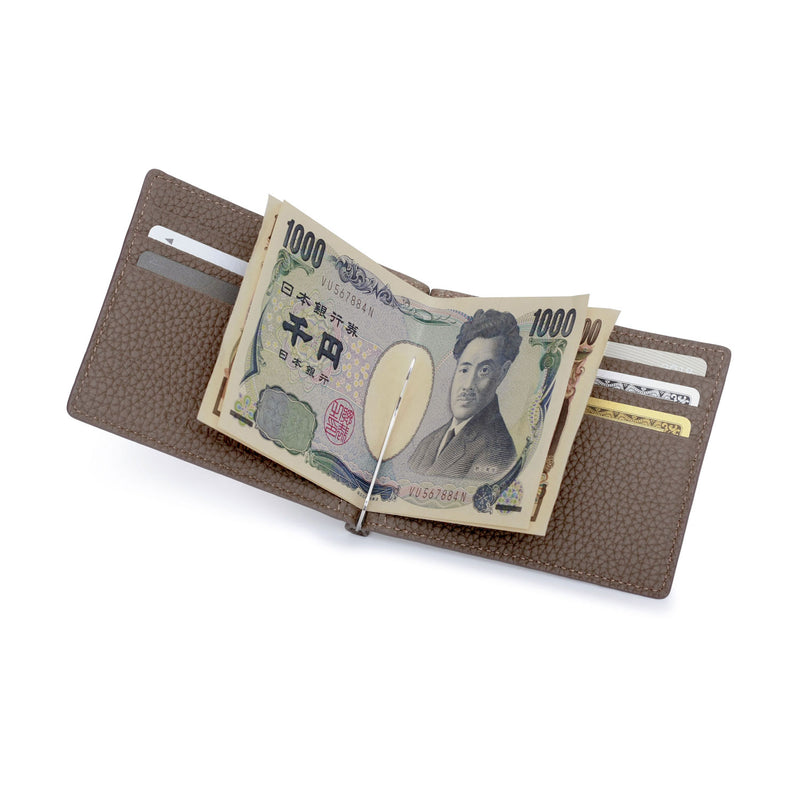 Bi-fold Bill Clip With Coin Pocket